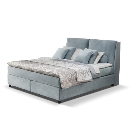 Box spring bed hotel upholstered luxury beds double bed 140 160 180