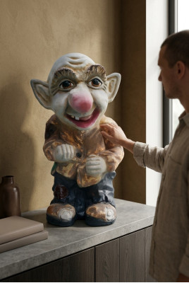 Troll Figurine Statue Sculpture Figures Sculptures Decoration Decorative Statues Fairy Tale