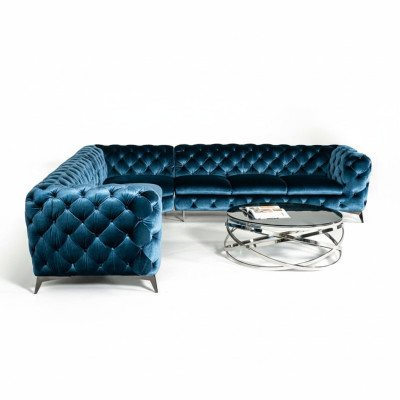 Corner luxury Chesterfield sofa upholstery corner couch seating couch sofas