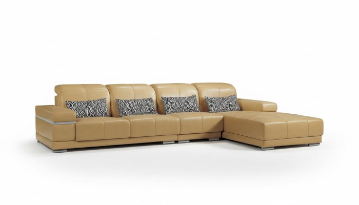 Corner sofa leather seat cushion set living room landscape sofas