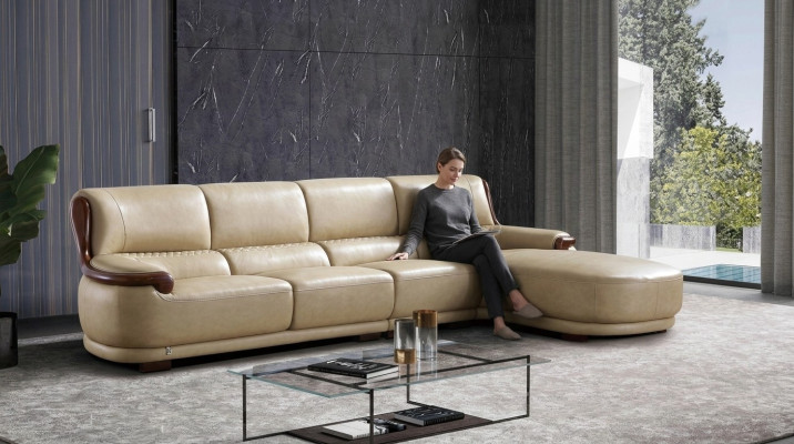 Corner sofa couch designer upholstery seat corner leather couches set living