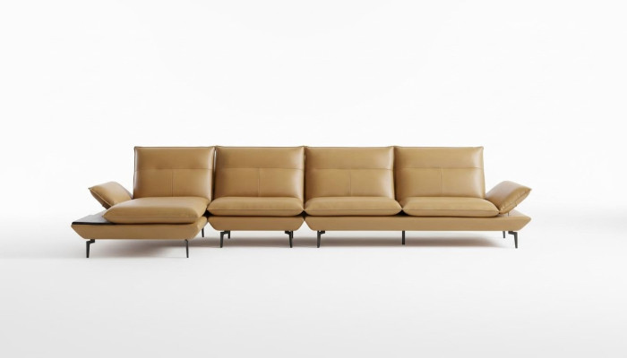 Corner seat sofa couch designer upholstery corner living landscape leather couches