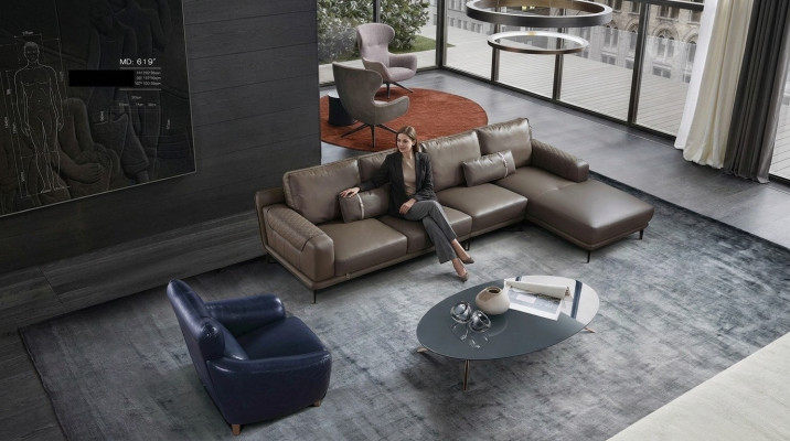 Corner sofa couch designer upholstery seat corner living landscape leather couches