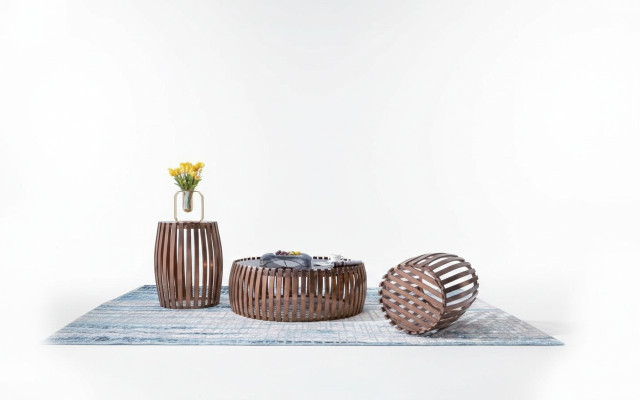 Couch side table round tables round sofa metal glass designer