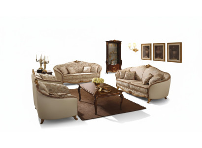 Luxury Class 3+1+1 Italian Furniture Sofa Set Couch Sofa New