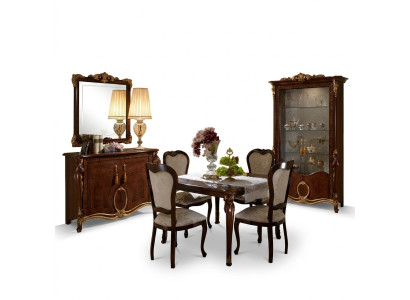 Dining table table dining room tables wood Art Nouveau Italian furniture