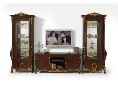Classic living wall display cabinet sideboard Baroque Rococo