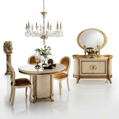 arredoclassic™ Dresser Mirror Sideboard XXL Sideboard Lowboard Wood