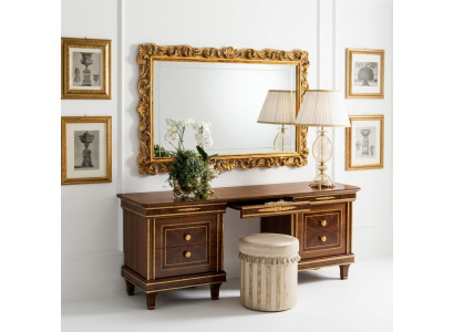 Dressing table bedroom mirror youth antique style set wood