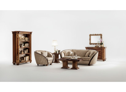 Classic couch 1-seater armchair television Art Nouveau baroque rococo sofa
