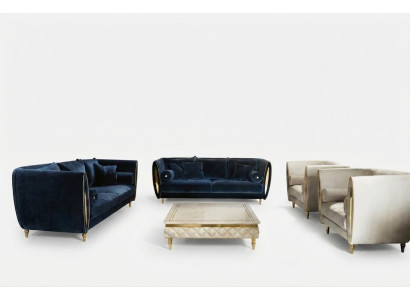 Sofa set sofa couch 3 + 2 + 1 living room designer furniture classic