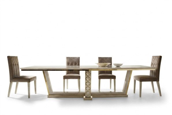 Dining table + 8 chairs dining room table rococo baroque Art Nouveau royal luxury