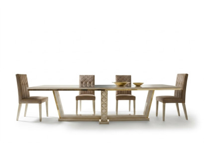 Dining room + 6 chairs + sideboard mirror 2x glass cabinet dining table 11-piece set suite