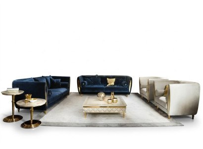 Sofa set couch 3-seater (without 2+1) designer furniture classic