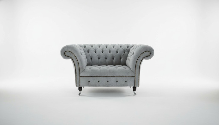 Armchair 1-Seater Upholstered Sofa Classic Chesterfield Premium Class Chair