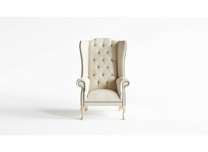 Armchair 1-seater upholstered sofas classic Chesterfield of premium class new
