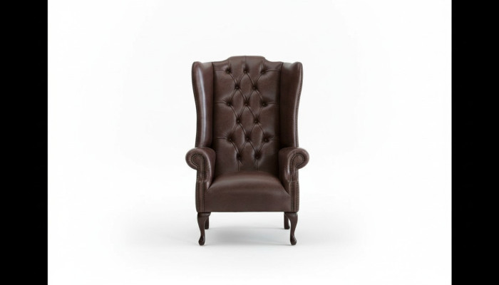 Chesterfield Wingback Armchair Upholstered Sofas Classic Chair of Premium Class #130