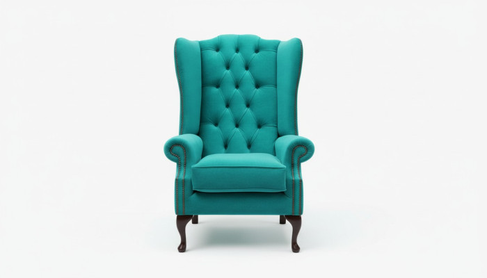 Chesterfield Wingback Armchair Upholstered Sofas Classic Chair of Premium Class #201