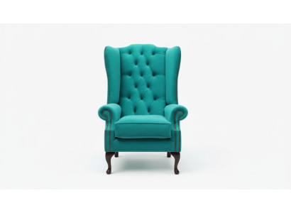 Chesterfield Wingback Armchair Upholstered Sofas Classic Chair of Premium Class #201