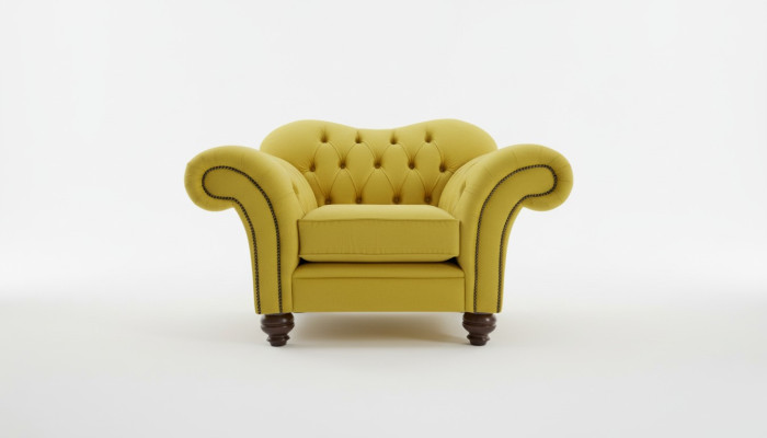 New Designer Sofa Sofas Luxurious Upholstery Chesterfield Armchair 1-Seater Design