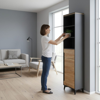 Tall cabinet design showcase cabinet display shelf living room furniture shelves new