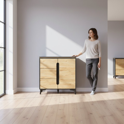 Dresser Highboard Sideboard Cabinet Modern Living Room Collection Showcase