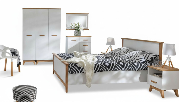 Bedroom wardrobe with 3-door wooden closet wardrobe cupboards