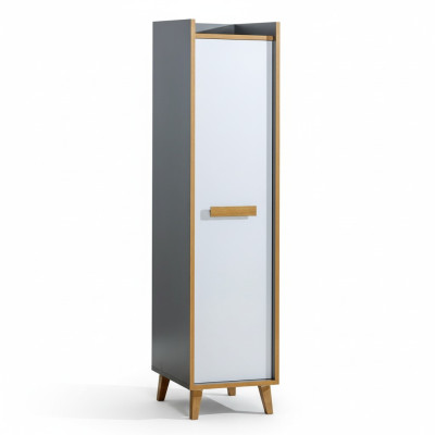 Tall cabinet 1-door multipurpose cabinet drawers living room shelf