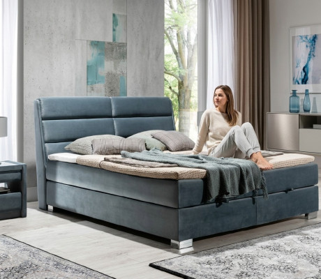 Box spring bed, bed, hotel, luxury, beds, upholstered, double bed, marriage, 140, 160, 180