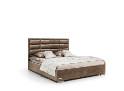 Designer bed bedroom beds textile leather hotel luxury velvet upholstery