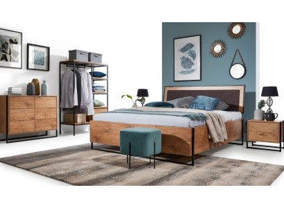 Wood designer bed bedroom beds textile leather hotel luxury upholstery