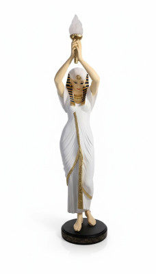 Design floor lamp Egyptian woman figure stand lamp lights floor lamps figure