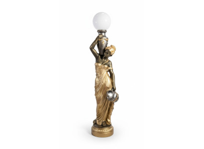 Floor lamp lamp light statue figure sculptures sculpture statues standard lamp