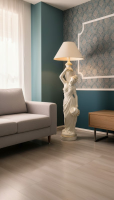 Living room floor lamp light stand lights XXL design lamp figure sculpture new