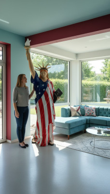 Statue of Liberty XXL 240cm Statue of Liberty Figure USA Liberty Sculptures New 6807