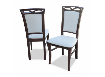 4x Designer Chair Set Dining Room Backrest Upholstered Seat Chairs Complete Set