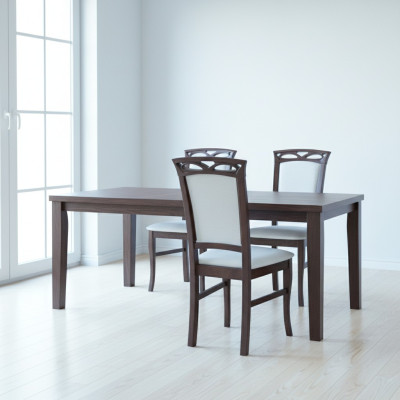 6x Designer Chair Set Dining Room Upholstered Seat Chairs Complete Set