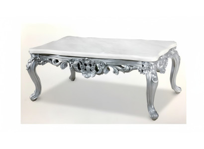 Baroque Rococo coffee table wood table side sofa couch tables marble