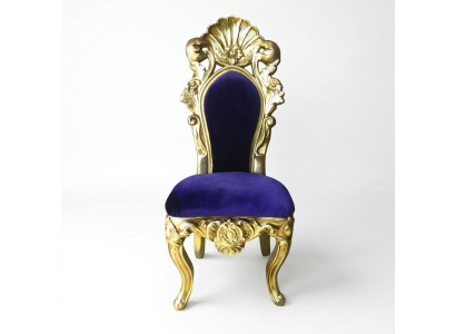 Chair Throne Armchair Dining Room Designer Wood Antique Style Baroque Rococo Chairs