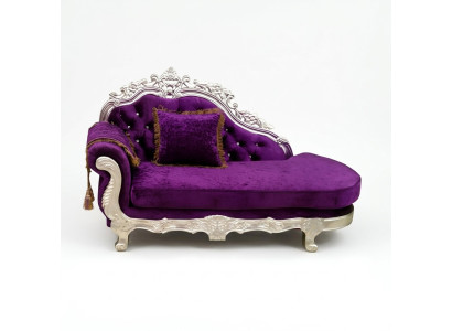 Noble Chesterfield antique style chaise longue sofa lounger new recamier