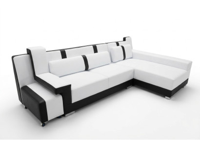 Corner sofa couch upholstery corner seating set living landscape illuminated L-shape leather