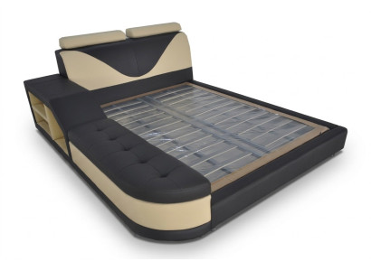Design Luxury Bed Upholstery Matrimonial Hotel Modern Beds Leather 140/160/180/200 cm