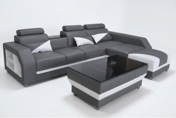 Leather corner sofa set couch corner sofas cushioning living landscape