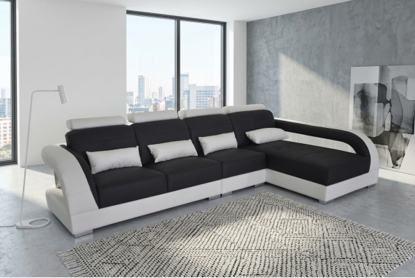 Leather corner sofa couch upholstery sofas living landscape luxury suite