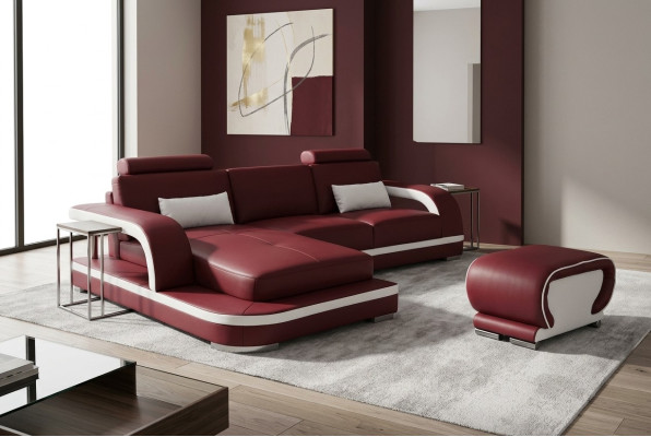 Leather corner sofa couch luxury set corner sofas couches upholstery