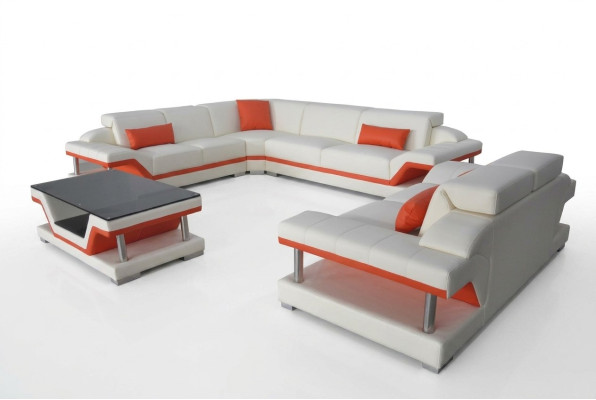 Corner sofa upholstery couch seat corner leather set living landscape modern