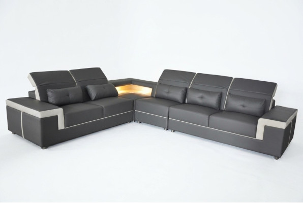 Leather corner sofa set living landscape luxury suite corner sofas upholstered couch