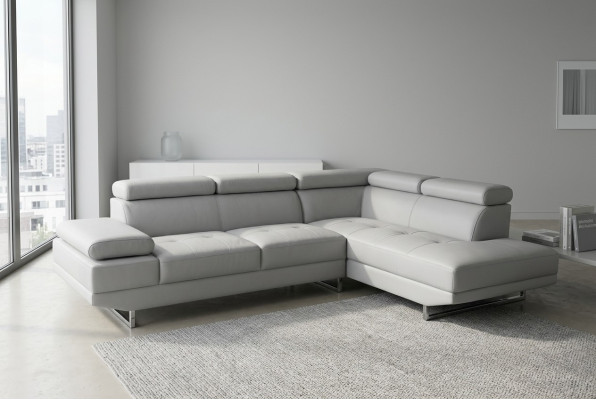 Corner Leather Modern XXL Couch Living Landscape Leather Sofa Sofa L-Shape B2003