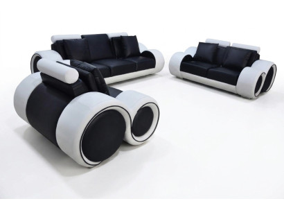 Sofa Couch Set Seating Upholstery Complete Set 3+2+1 Sofas Couches Designer