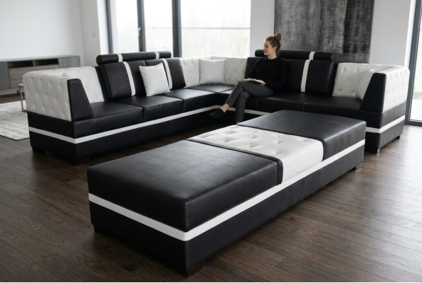 Corner sofa couch living landscape leather couches upholstery corner seating set